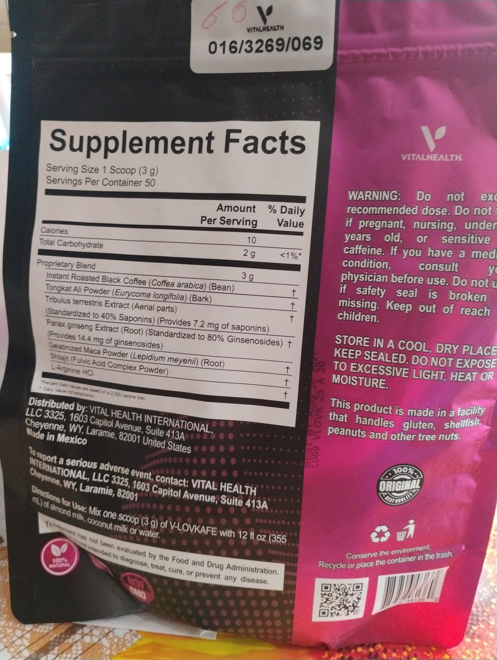 Caffe dietético energía para todo el día