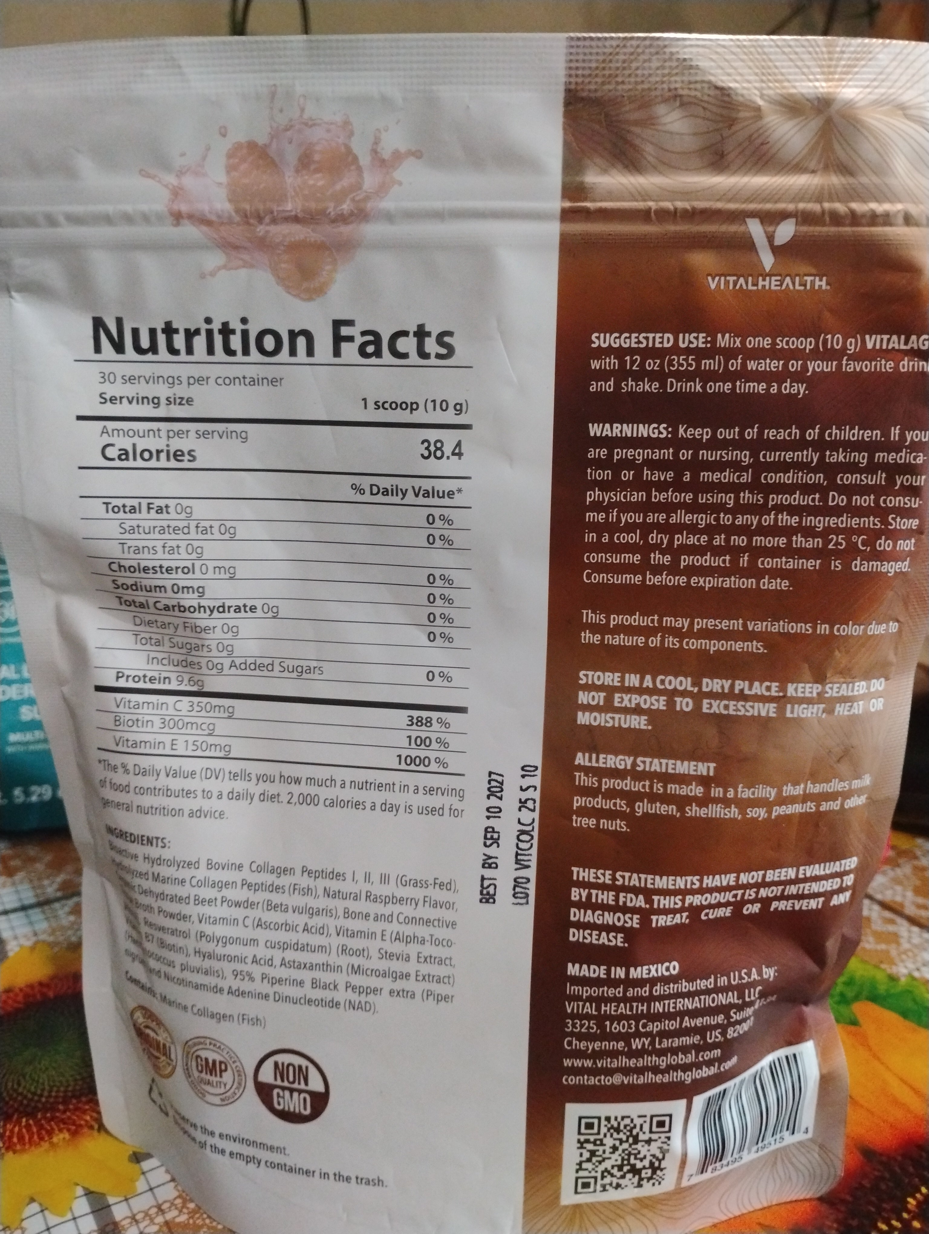 Colágeno vital para tu cuerpo